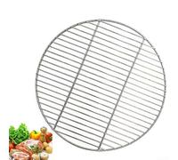 EHOTER Grille ronde en acier inoxydable pour barbecue, camping, cuisson en maille, 30 cm/35 cm/40 cm de diamètre, construction soudée durable, chauffage uniforme (30 cm)