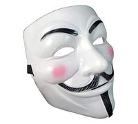 EHOTER Hacker Masques V Pour Vendetta Anonyme Halloween Cosplay Costume Accessoires De Fête Masque De Fantaisie Cosplay Halloween