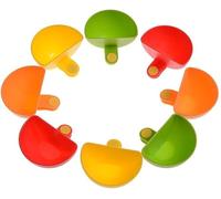 EHOTER Lot de 8 bols colorés à clipser pour sauce tomate, sel, vinaigre, sucre, épices, etc