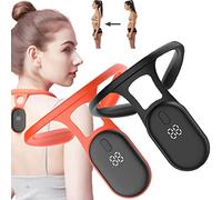 Ehoter Mericle Échographie unisexe en forme de cou Instrument LCD apaisant lymphatique sculptant le corps Appareil portable antidérapant Réduit la charge des épaules Design ergonomique (noir + orange)