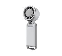 EHOTER Mini Ventilateur Portable Clip Ceinture Et Support Stable Ventilateur Compact Refroidisseur D’Air Puissant Et Silencieux Pour Bureau, Voyage Camping Plage Sport Voiture Maison (Blanc)