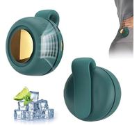 EHOTER Mini Ventilateur Portable Silencieux, Clip De Ventilateur Sans Lame, Mini Ventilateur Tourbillon Pour Clip De Taille, Rechargeable Par USB 3 Vitesses Réglables Mains Libres (Vert)