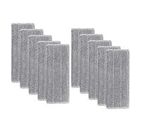 EHOTER Mop Remplacement 8 Pièces Housse De Nettoyage De Rechange Têtes De Rechange pour Balai Serpillère pour La Plupart des Surfaces Dures Planes Sols Bois Massif Sols en Bambou