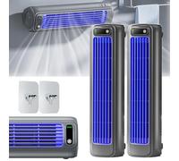 EHOTER Outfany Ace - Lot de 2 climatiseurs portables silencieux avec 3 vitesses - Pour la maison et le bureau - Gris