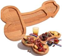 EHOTER Planche d'apéritif amusante en bois massif pour fromage, charcuterie, vin, viande, fromage, cadeau unique pour femme pour pendaison de crémaillère, enterrement de vie de jeune fille (gauche,