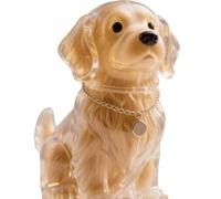 EHOTER Porte-clés collecteur de poils de chien - Boîte de rangement commémorative en fourrure d'animal domestique - Souvenir - Capsule - Porte-clés transparent, b, S