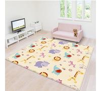 EHOTER Tapis de Jeu pour Bébé 180 x 100 x 1cm Enfant Tapis de Sol et de Jeux en Mousse Epais Réversible Pliable Imperméable Antidérapage Cadeau pour Enfant Bébé