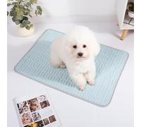EHOTER Tapis de refroidissement pour chien et chat - Durable - Gel non toxique - Pour chiens et chats - En été chaud - Gris - Taille XXL