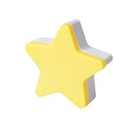 EHOTER Veilleuse En Forme D'étoile Lampe à Douille En Plastique ABS Applique Murale Enfichable Avec Capteur De Lumière Cadeau Pour Enfants (Jaune)