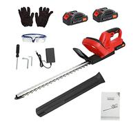 ehozirta Taille-Haies Élective sans Fil 800W 21V - Double Face boiteuse 51 cm, coupé 15 mm - 2 Batteries Rechargeables, Protection Anti-éclaboussures et poignère Anti-débat UE
