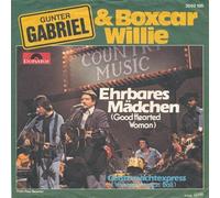 Ehrbares Mädchen (Good Hearted Woman) / Geisternachtexpress (Wabash Cannon Ball) / GUNTER GABRIEL & Boxcar Willie / Bildhülle 1979 / Deutsche Pressung / Polydor # 2042 185/ 7" Vinyl Single Schallplatte