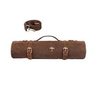 EHRBGK Trousse à couteaux de cuisine, sac à dos multifonctionnel avec manche. Trousse à couteaux avec 11 compartiments. Mallette pour couteaux, cuillères et couteaux de cuisine. Idéal pour le camping