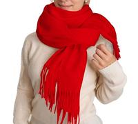 ehsbuy Cadeaux d'anniversaire pour les femmes Cachemire écharpe d'hiver pour les femmes Grande écharpe douce chaude Pashmina écharpes et enveloppements pour Noël mariage soirée