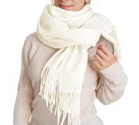 ehsbuy Cadeaux d'anniversaire pour les femmes Cachemire écharpe d'hiver pour les femmes Grande écharpe douce chaude Pashmina écharpes et enveloppements pour Noël mariage soirée