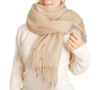 ehsbuy Cadeaux d'anniversaire pour les femmes Cachemire écharpe d'hiver pour les femmes Grande écharpe douce chaude Pashmina écharpes et enveloppements pour Noël mariage soirée