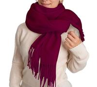 ehsbuy Cadeaux d'anniversaire pour les femmes Cachemire écharpe d'hiver pour les femmes Grande écharpe douce chaude Pashmina écharpes et enveloppements pour Noël mariage soirée