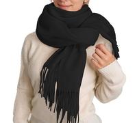 ehsbuy Cadeaux d'anniversaire pour les femmes Cachemire écharpe d'hiver pour les femmes Grande écharpe douce chaude Pashmina écharpes et enveloppements pour Noël mariage soirée