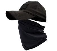 ehsbuy Camo Casquette Homme avec Refroidissement Cache-Cou Casquettes de Baseball Visage Écharpe Armée Tactique Militaire Chapeau Tour de Cou pour Courir Chasse Cyclisme Sports