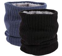 ehsbuy Tour de Cou Cache Cou Polaire Echarpe Hiver Homme Snood Cache-Cou Ski Homme Polaire Neck Warmer Unisexe