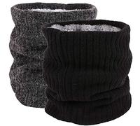 ehsbuy Tour de Cou Cache Cou Polaire Echarpe Hiver Homme Snood Cache-Cou Ski Homme Polaire Neck Warmer Unisexe