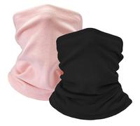 ehsbuy Tour de Cou Hiver Femme Foulard Cache Cou Homme Moto Chaud Snood Echarpe 2 Pack pour Ski Sport Cyclisme