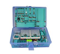 EHVYBDX Boîte d'expérimentation de physique pour l'école secondaire, version standard, boîte d'expérimentation électromagnétique à domicile, kit de démarrage de circuit électrique