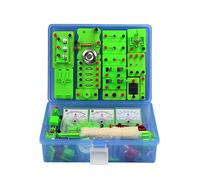 EHVYBDX Kit d'expérimentation d'électromagnétisme avec ampèremètre, voltmètre, etc. Équipement d'expérimentation physique adapté à l'exploration de l'électromagnétisme