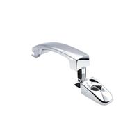 EHWLFVX Poignées Porte Extérieures Voiture Pour Ford Pour Ranger T6 T7 2012-2019 Poignée De Porte Extérieure Chromée Poignée de porte latérale(Handle With Hole Cap)