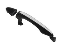 EHWLFVX Poignées Porte Extérieures Voiture Pour Kia Pour Forte 2014 - 2018 Poignée Porte Extérieure Chromée Noire 1 Pièce Avant Arrière Gauche Droite Poignée de porte latérale(1pc Rear Right)