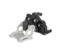 EHWLFVX Support Navigation Front pour CFMOTO 450MT 450 MT 2024 2025 Support Téléphone GPS Aluminium CNC Moto Accessoires Navigation Extension(Silver-12MM 1set)