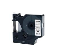 EHxCUF 12 mm 45013 D1 Ruban Noir sur Blanc 45013 Cassette 1/2 Pouce Compatible avec LabelManager 100 150 160 200 250 210D 260P 280 360D 420P et des dispositifs d'étiquetage similaires