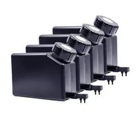EHxCUF 4 pièces 1. Ensemble de Bouteilles d'encre 5L Compatible avec des imprimantes comme Mimaki Roland Mutoh FJ540 FJ740 JV33 JV5 JV3 TS3(UV 4pcs 1set Double)
