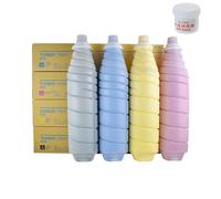 EHxCUF 4PCS TN615 Toner Cartridge Ensemble Compatible avec Les imprimantes C8000 Multi Color TN615C TN615K TN615M Toner de Remplacement