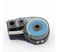EHxCUF Cartouche d'étiquettes Compatible M21-750-595 Ruban d'étiquetage Toutes Saisons sans Puce 19. 1mm X 6. 4 m Compatible avec imprimante d'étiquettes et étiqueteuse portative(1pc Black-on-White)