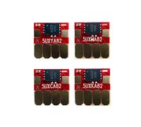 EHxCUF Chip Arc QSYRAINBOW 95U 952 953 954 955xl Recharge de Cartouche Compatible Compatible avec Le système Ciss Travaille avec OfficeJet Pro 7740 8710 8715 8720 8730 8210 IMPRIMENTS(4pcs (1set))