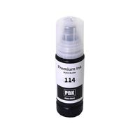 EHxCUF Recharge de Colorant Compatible Encre T114 114 Recharge de Bouteille à Base d'eau Compatible avec Les imprimantes ET-8500 ET-8550(1PC Photo Black)