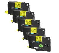 EHxCUF Tube TUBLE DE THATEUR 5PCS Remplacement du Ruban adhésif Compatible avec HSE 231 631 HSE 251 HSE 241 Compatible avec Les Bandes d'imprimante d'étiquette(641-5PK)
