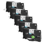 EHxCUF Tube TUBLE DE THATEUR 5PCS Remplacement du Ruban adhésif Compatible avec HSE 231 631 HSE 251 HSE 241 Compatible avec Les Bandes d'imprimante d'étiquette(251-5PK)