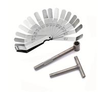 EHYSYN Poulie Dentée Jeu de clés de réglage de soupapes de Moteur Tout-Terrain avec jauge d'épaisseur de 0,005 à 0,020 Pouces, Outils pour poussoirs de soupapes de Moto Arrache Volant