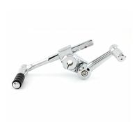 EHYSYN Sélecteur Vitesse Gear Shifter en Métal Levier de changement de vitesse réglable pour moto BMW R18, avant et arrière Manette Levier de Changement(Chrome)