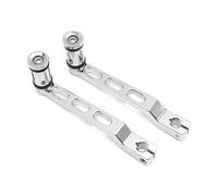 EHYSYN Sélecteur Vitesse Gear Shifter en Métal Leviers de changement de vitesse en aluminium pour moto Harley FL Softail Touring Trike 2008 Manette Levier de Changement(Chrome)