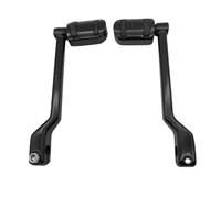 EHYSYN Sélecteur Vitesse Gear Shifter en Métal Lot de 2 leviers de vitesse arrière pour moto, avec pédales, pour Softail, Fat Boy, Road Glide, Trike Manette Levier de Changement