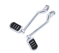 EHYSYN Sélecteur Vitesse Gear Shifter en Métal Paire de leviers de vitesse avant et arrière avec repose-pieds pour Harley Davidson 86-17 FL Softail 88-22 Touring Manette Levier de Changement