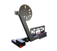 EHYSYN Support Universel pour Roue de Secours, Support de Transport pour Chariot/remorque, Barre à Ouverture carrée, Installation Pliable et coulissante Porte-Roue Support de Pneu