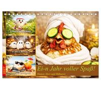 Ei-n Jahr voller Spaß! - Humor, Herz und Hühnerei (Tischkalender 2027 DIN A5 quer), CALVENDO Monatskalender: Ei-nfach zum Schmunzeln - leicht, verspielt, sofort sympathisch.