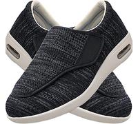 EIASER Chaussure Diabétique Femme, Réglable Large Confort Chaussures Orthopédiques Diabétiques, Sneaker Léger Âgé Chaussures Très Larges pour Les Pieds Gonflés De L'arthrite Œdème