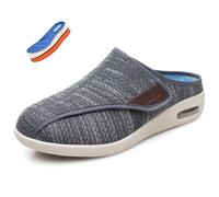 EIASER Chaussure Diabétique Femme, Réglable Large Confort Chaussures Orthopédiques Diabétiques, Sneaker Léger Âgé Chaussures Très Larges pour Les Pieds Gonflés De L'arthrite Œdème