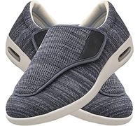 EIASER Chaussures diabétiques pour Pieds enflés, Chaussures pour Personnes âgées gonflées de Pied de Grande Taille, Chaussures à Coussin d'air pour diabétiques
