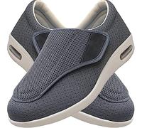 EIASER Dames Edema Swollen des Sandales Chaussures Diabétiques, Été Reglable Chaussure Orthopedique Homme Sandales Personne Âgée, Antidérapant Confortable Pantoufle