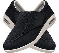 EIASER Pantoufles Femmes Réglables Légères Casual Athlétiques Chaussures Orthopédiques Diabétiques Pantoufles avec Arch-Support pour Femmes Extra Large Fermeture Réglable Marche Baskets